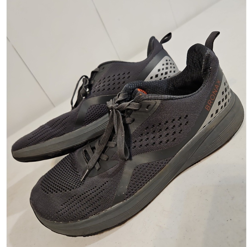 BRONAX Running Shoes Men's Size 11.5 Gray Lightweight Athletic Sneakers(S197